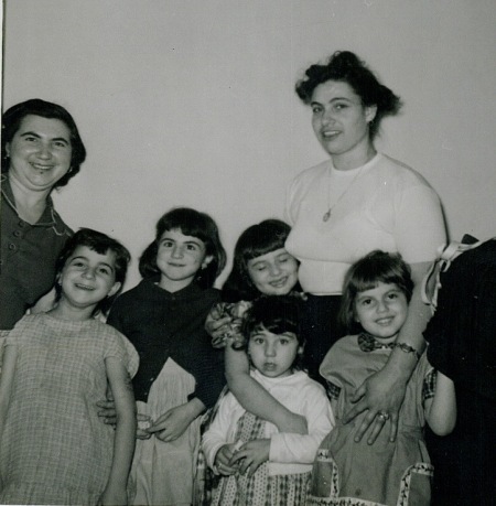 My all time favorite photo of Aunt Lily with her nieces and my mom! I wasn't born yet, but you can see how the girls absolutely love her!