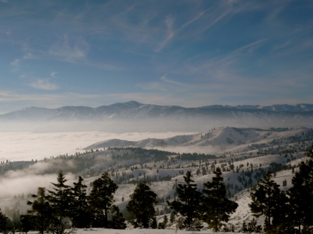 View from Echo Ridge, above the clouds 