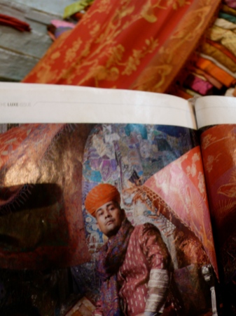 A photo of Mukesh in a magazine article