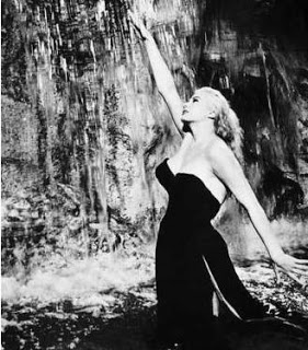 Ok, so Anita Eckberg is not Italian, but her stunning beauty prompted Fellini to cast her in La Dolce Vita.
