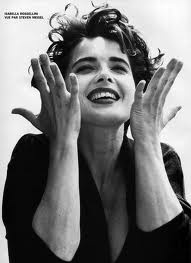 Isabella Rossellini: a face of pure joy!
